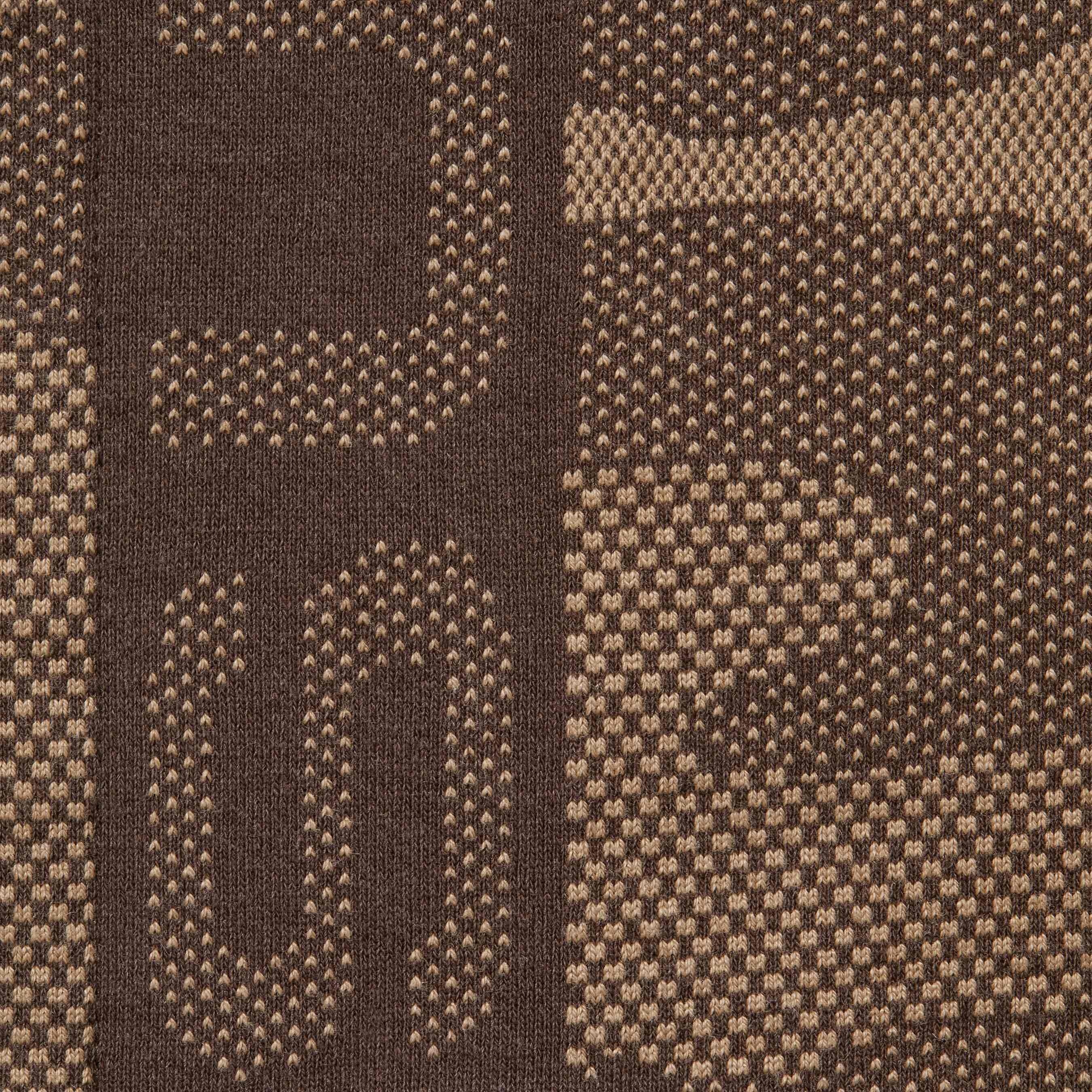 Jacquard Stripe Hooded Sweatshirt view 6